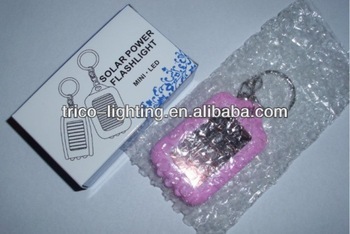 3led solar keychain