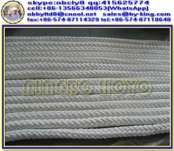 12 strand nylon boat rope / cheap good quality nylon rope / marine hawser rope
