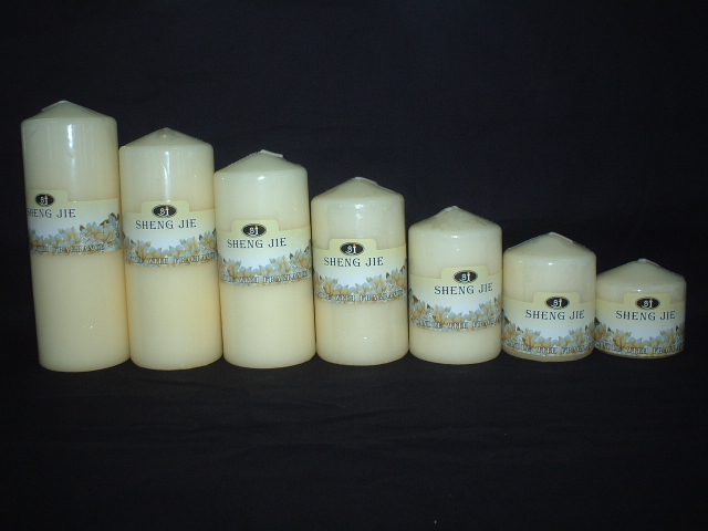 Different Sizes Pillar Candle 