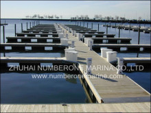 Steel wood frame pontoon