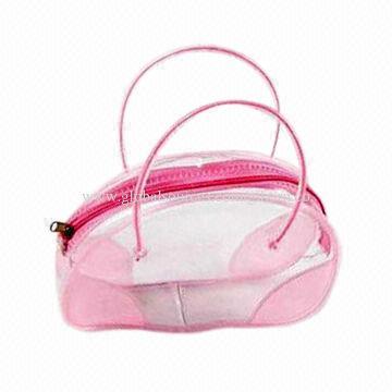 Recyclable EVA cosmetic bag with handle