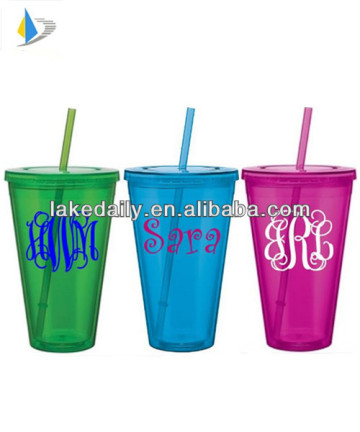 durable cheap gift plastic smoothie cups