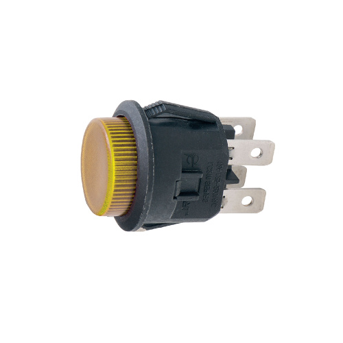 UL High Current Sesaat LED Push Button Beralih