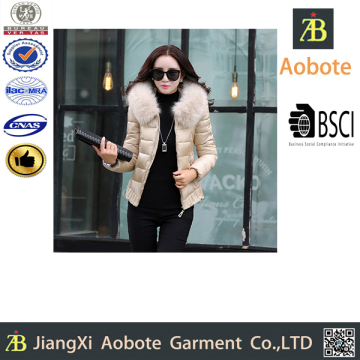 2016New Fashion Lady Short Slim Down Jacket