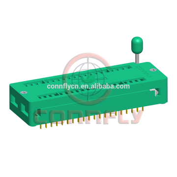 Best price 2.54mm 40 pin female zif socket