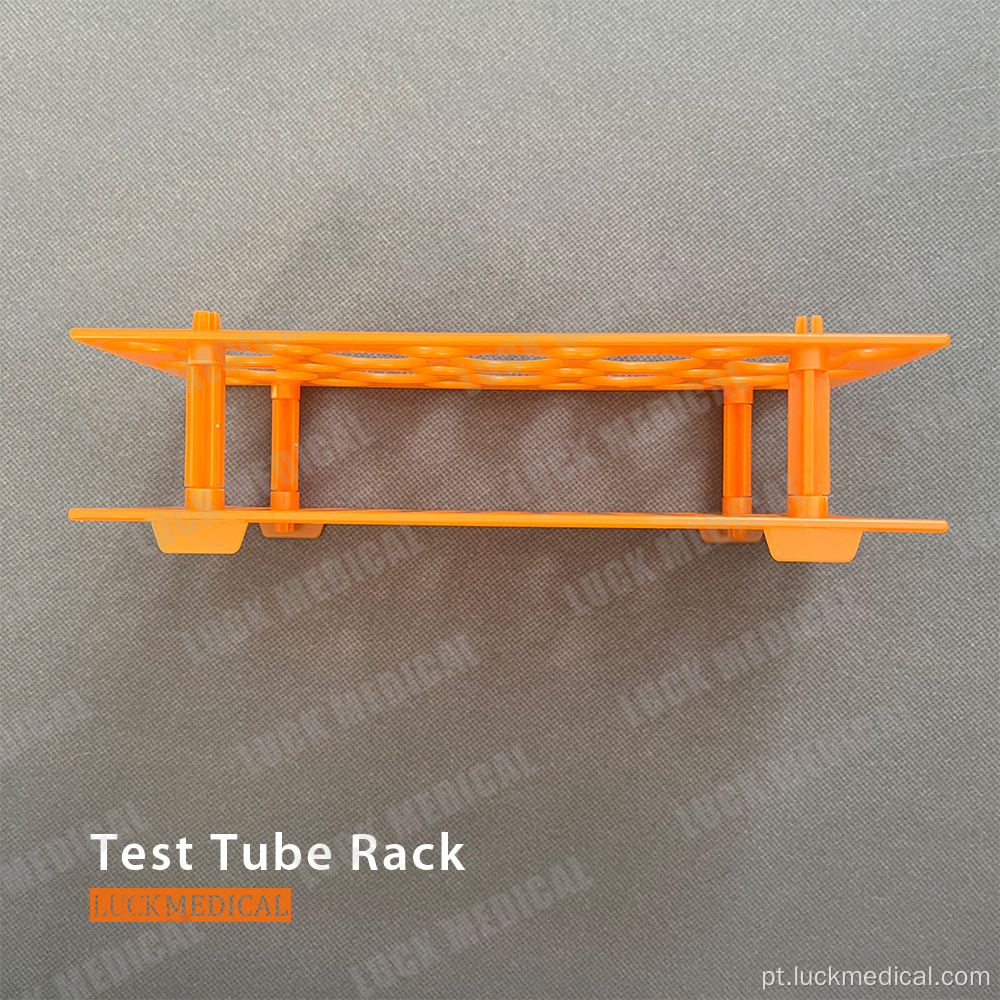 Produtos de laboratório montado rack de tubo de ensaio