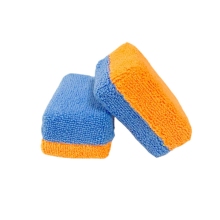 Double Color Microfiber Waxing Foam Pad - Ceramic Coating Applicator