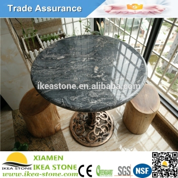 Ranges Black Granite Round Stone Top Dining Tables