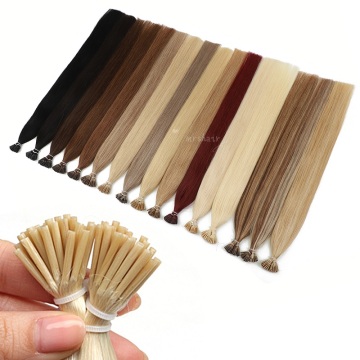 100% Human Stick Tip 16Inch 100% Remy Extensions Cold Fusion Tipped Hair Extensions for Women I Tip Hair Extensions
