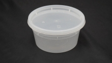 Disposable plastic soup cup 12oz with lid