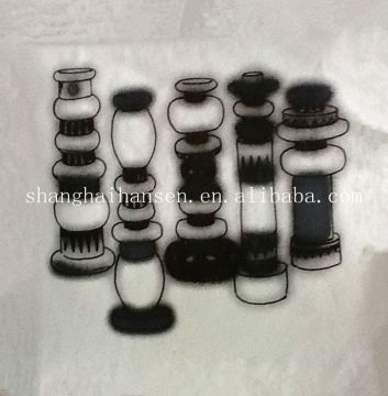 White imagination jacquard cushion