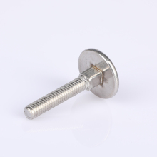 Large head flat head carriage bolt
