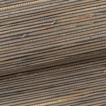 Timeless Dark Brown Papyrus Wallpaper with Vintage Texture