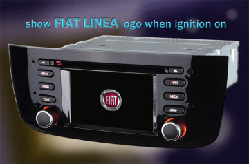 4.3 Inch Dual Zone  Fiat Dvd Player With  Gps / Amplifier  For Fiat Linea