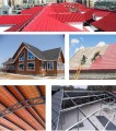 플라스틱 열 단열재 UPVC 중국의 주름 지붕 시트