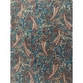 Tissu d&#39;impression en mousseline avec bulles de polyester design Paisley