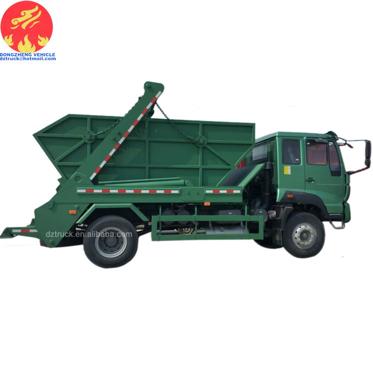 Sinotruck Howo 4X4 10cbm skip loader garbage container truck