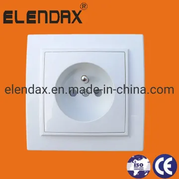 Porcelain French Socket with Ceramic EU Standard Sockets