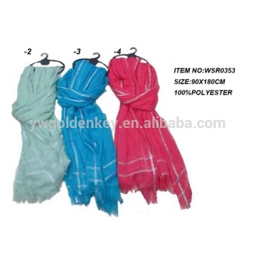 2015 spring summer bright crinkle scarf ombre scarf pashmina scarf