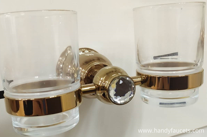 BRASS TOOTHBRUSH HOLDER