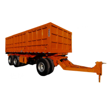 Yuetong 3 Axles Utility Hydraulic Dump Semi Truck Trailers for Sale: Side Dump Full Trailers