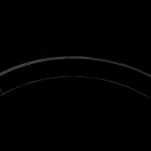 Customized Hot Sale Clear Quartz Durable Epitaxial Curved Plate