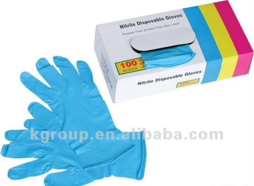 Nitrile Disposable Examination Gloves CE Approved White & Blue