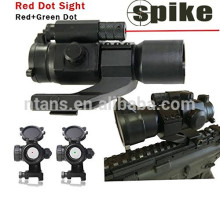 1x32mm Red/green Dot Rifle Scope Sight with Red Laser