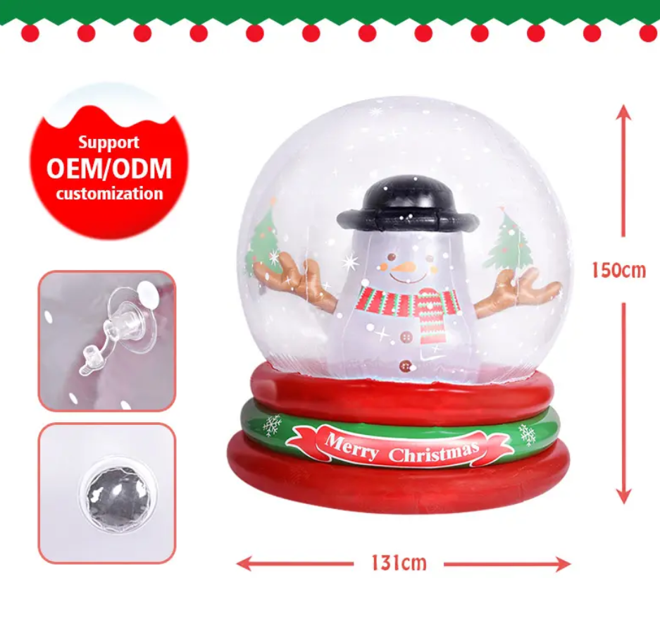 Boule de cristal de Noël gonflable vendu en ligne