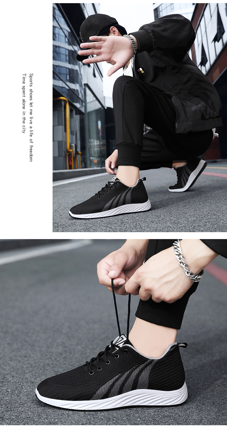 Men Shoes 2021 New Casual Shoes Korean Running  Sports Shoes for Wholesale