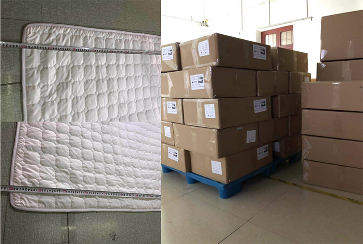 Chinese Factory Hot Sale washable anti-slip twin cotton Quilted fabric Mattress pad Cover protector