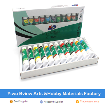 12ml profession acrylic paint for artists