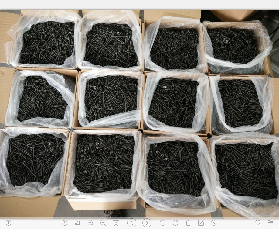 الصين مصنع كبير جيد السعر نجار المسمار دريوال دريوال الصلب الأسود البراغي الفوسفات Bugle رأس