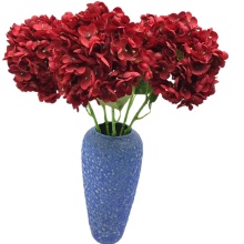 256 Petals Artificial Silk Big Hydrangea Hortensia Flower