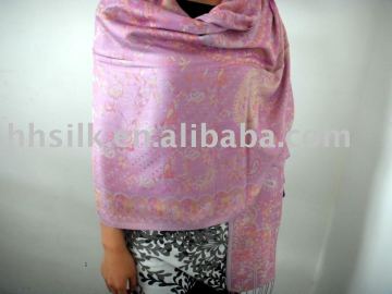 100% real silk  shawl
