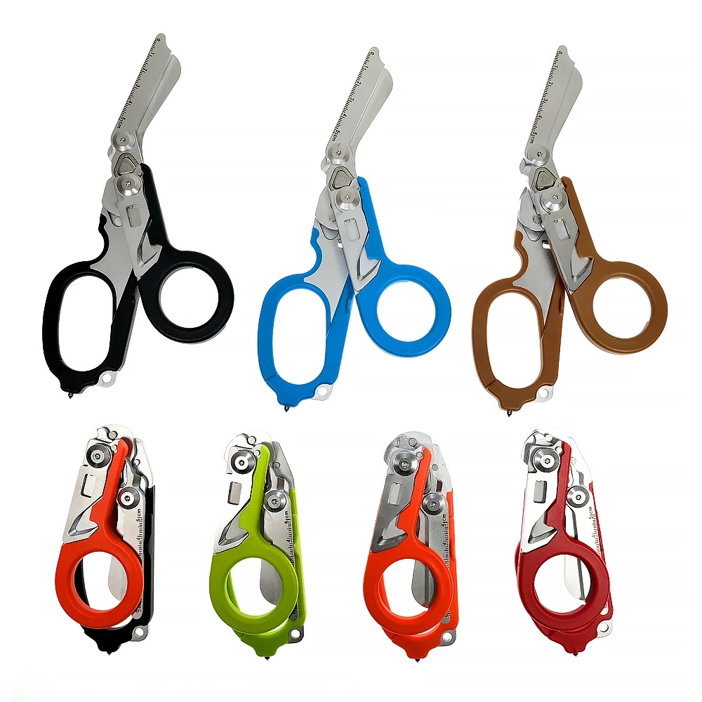 High Quality 6 in 1 Raptor Emergency Response Shears Medical Trauma Scissors