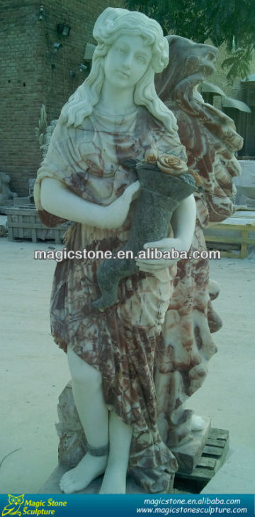 Greek four seasons goddess marble statues