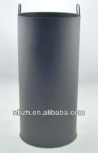 furniture outdoor middle standing matte black ash bin