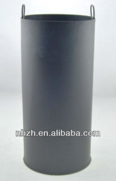 furniture outdoor middle standing matte black ash bin