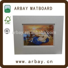 1.4mm thickness linen double diy photo frame cards cardboard flash cards photo id cards