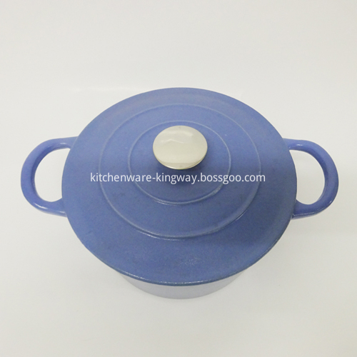 22cm enameled Cast Iron Casserole Saucepan