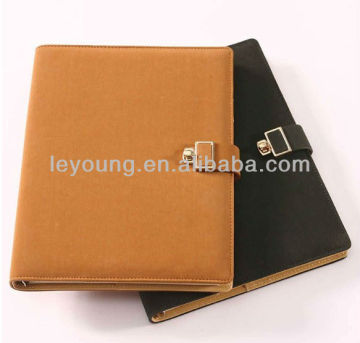 Custom Leather Organizer Agenda with lock