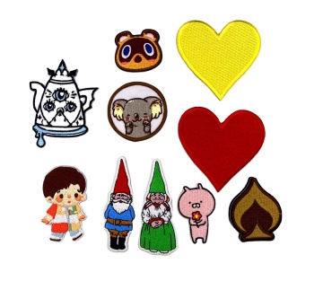 Customized European style animal clothing embroidery patch