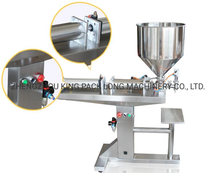 Horizontal Automatic Pneumatic Liquid Bottle Filling Machine