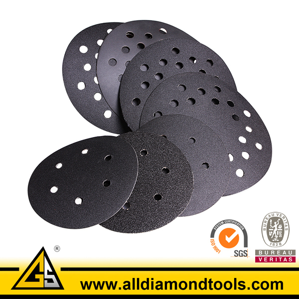 Silicon Carbide Colored Round Sand Papers for Wood