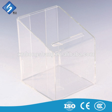 Simple Acrylic Comment or Coin Saving Box for Sale