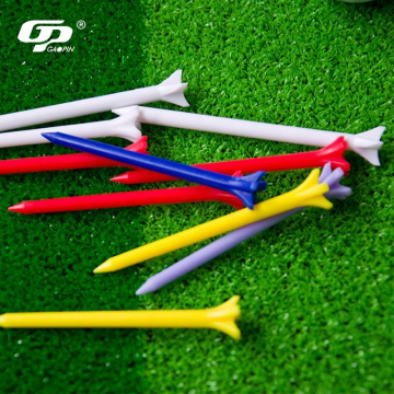 Sturdy Plastic Golf Tees in Multiple Color Options