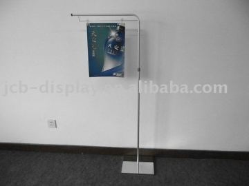 rectangle base aluminum banner display stand