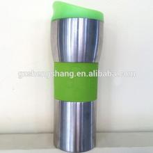 double wall SS starbucks coffee mug with sleeve