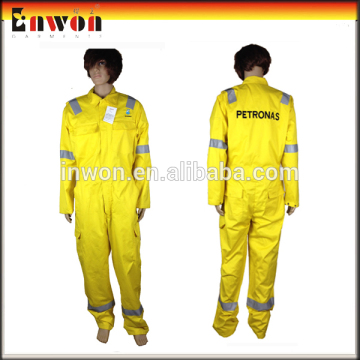 Yellow Coveralls Cotton Mens